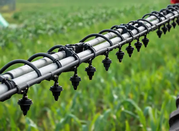 Sprayer boom nozzle spacing reference